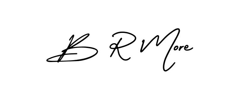 How to make B R More signature? AmerikaSignatureDemo-Regular is a professional autograph style. Create handwritten signature for B R More name. B R More signature style 3 images and pictures png