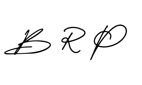 AmerikaSignatureDemo-Regular is a professional signature style that is perfect for those who want to add a touch of class to their signature. It is also a great choice for those who want to make their signature more unique. Get B R P name to fancy signature for free. B R P signature style 3 images and pictures png