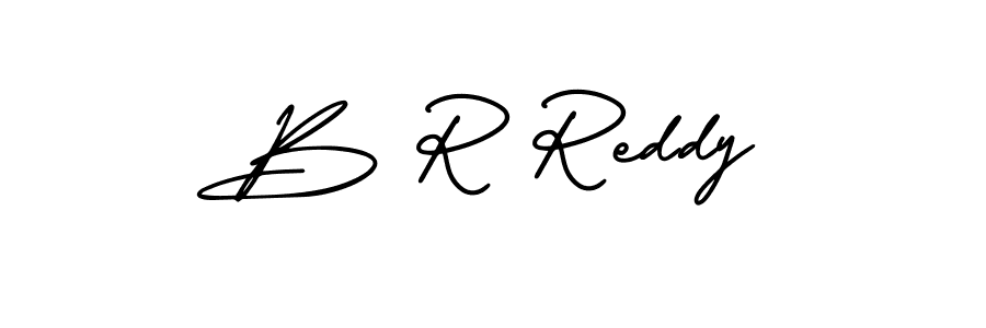 How to make B R Reddy signature? AmerikaSignatureDemo-Regular is a professional autograph style. Create handwritten signature for B R Reddy name. B R Reddy signature style 3 images and pictures png