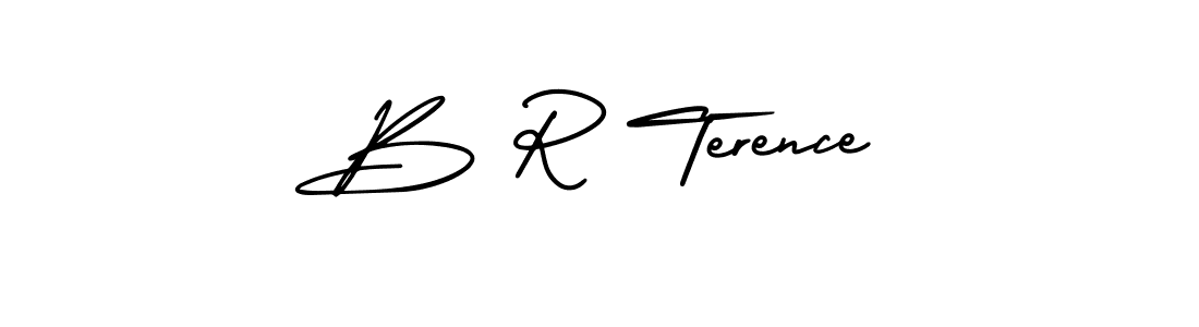 Make a short B R Terence signature style. Manage your documents anywhere anytime using AmerikaSignatureDemo-Regular. Create and add eSignatures, submit forms, share and send files easily. B R Terence signature style 3 images and pictures png