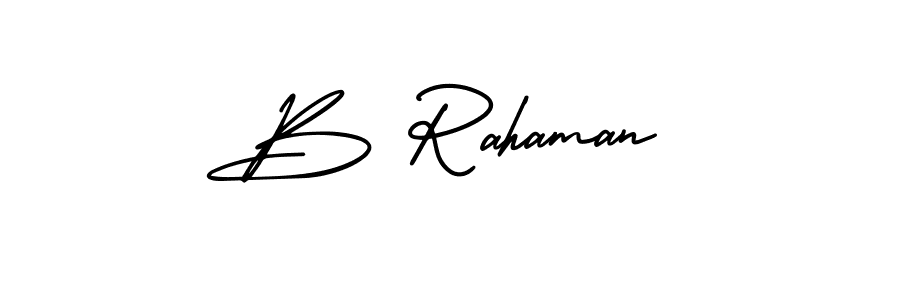 How to Draw B Rahaman signature style? AmerikaSignatureDemo-Regular is a latest design signature styles for name B Rahaman. B Rahaman signature style 3 images and pictures png