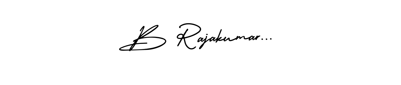 Create a beautiful signature design for name B Rajakumar.... With this signature (AmerikaSignatureDemo-Regular) fonts, you can make a handwritten signature for free. B Rajakumar... signature style 3 images and pictures png