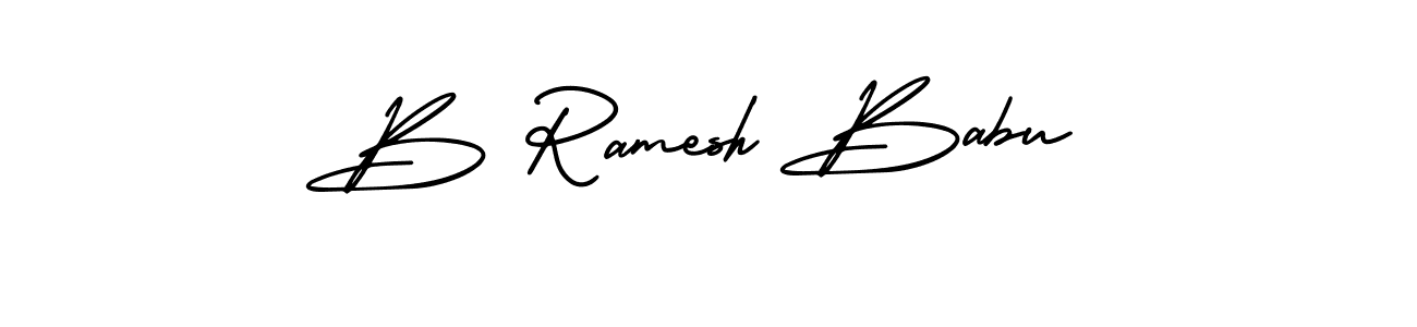 Best and Professional Signature Style for B Ramesh Babu. AmerikaSignatureDemo-Regular Best Signature Style Collection. B Ramesh Babu signature style 3 images and pictures png