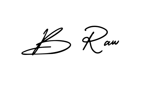 You should practise on your own different ways (AmerikaSignatureDemo-Regular) to write your name (B Raw) in signature. don't let someone else do it for you. B Raw signature style 3 images and pictures png