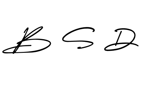 It looks lik you need a new signature style for name B S D. Design unique handwritten (AmerikaSignatureDemo-Regular) signature with our free signature maker in just a few clicks. B S D signature style 3 images and pictures png