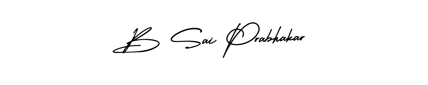 Similarly AmerikaSignatureDemo-Regular is the best handwritten signature design. Signature creator online .You can use it as an online autograph creator for name B Sai Prabhakar. B Sai Prabhakar signature style 3 images and pictures png