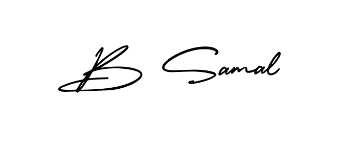 This is the best signature style for the B Samal name. Also you like these signature font (AmerikaSignatureDemo-Regular). Mix name signature. B Samal signature style 3 images and pictures png