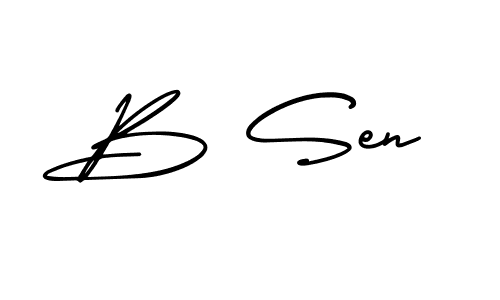 Check out images of Autograph of B Sen name. Actor B Sen Signature Style. AmerikaSignatureDemo-Regular is a professional sign style online. B Sen signature style 3 images and pictures png