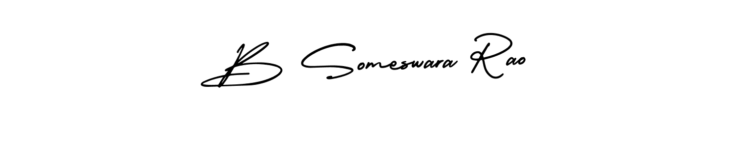 Make a beautiful signature design for name B Someswara Rao. Use this online signature maker to create a handwritten signature for free. B Someswara Rao signature style 3 images and pictures png