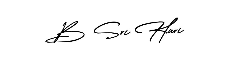 Also You can easily find your signature by using the search form. We will create B Sri Hari name handwritten signature images for you free of cost using AmerikaSignatureDemo-Regular sign style. B Sri Hari signature style 3 images and pictures png