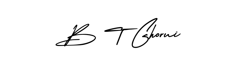 Make a beautiful signature design for name B T Ghorui. Use this online signature maker to create a handwritten signature for free. B T Ghorui signature style 3 images and pictures png