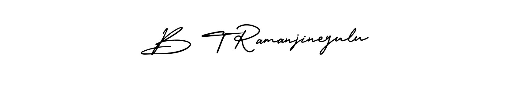 Also You can easily find your signature by using the search form. We will create B T Ramanjineyulu name handwritten signature images for you free of cost using AmerikaSignatureDemo-Regular sign style. B T Ramanjineyulu signature style 3 images and pictures png