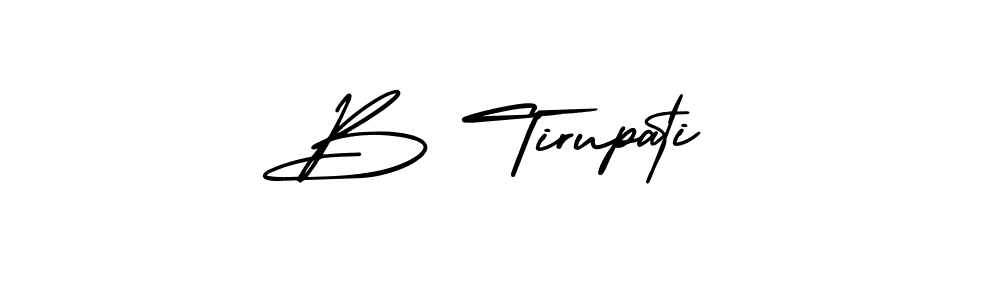You can use this online signature creator to create a handwritten signature for the name B Tirupati. This is the best online autograph maker. B Tirupati signature style 3 images and pictures png