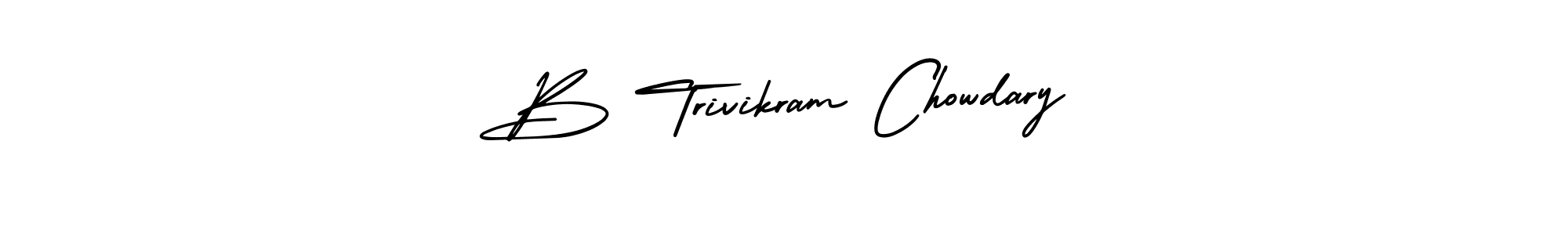 See photos of B Trivikram Chowdary official signature by Spectra . Check more albums & portfolios. Read reviews & check more about AmerikaSignatureDemo-Regular font. B Trivikram Chowdary signature style 3 images and pictures png