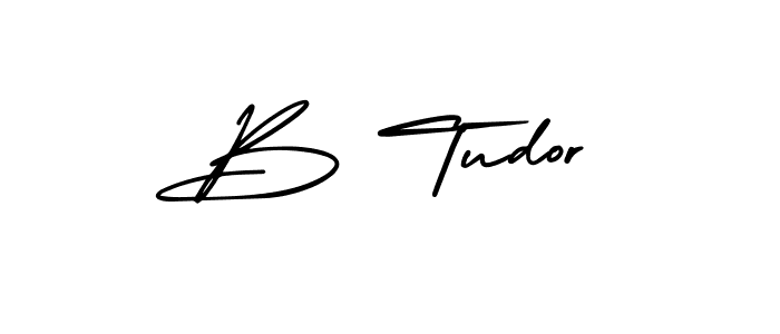 You should practise on your own different ways (AmerikaSignatureDemo-Regular) to write your name (B Tudor) in signature. don't let someone else do it for you. B Tudor signature style 3 images and pictures png
