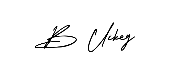 Once you've used our free online signature maker to create your best signature AmerikaSignatureDemo-Regular style, it's time to enjoy all of the benefits that B Uikey name signing documents. B Uikey signature style 3 images and pictures png