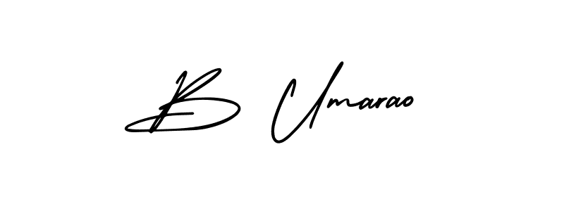 Best and Professional Signature Style for B Umarao. AmerikaSignatureDemo-Regular Best Signature Style Collection. B Umarao signature style 3 images and pictures png