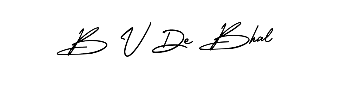AmerikaSignatureDemo-Regular is a professional signature style that is perfect for those who want to add a touch of class to their signature. It is also a great choice for those who want to make their signature more unique. Get B V De Bhal name to fancy signature for free. B V De Bhal signature style 3 images and pictures png
