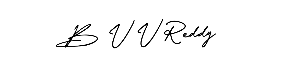 B V V Reddy stylish signature style. Best Handwritten Sign (AmerikaSignatureDemo-Regular) for my name. Handwritten Signature Collection Ideas for my name B V V Reddy. B V V Reddy signature style 3 images and pictures png