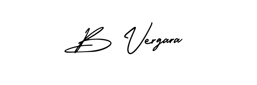 How to make B Vergara signature? AmerikaSignatureDemo-Regular is a professional autograph style. Create handwritten signature for B Vergara name. B Vergara signature style 3 images and pictures png