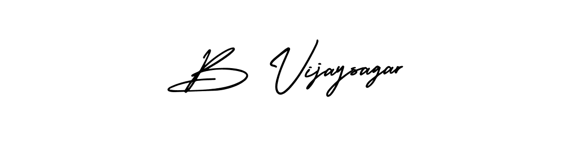 Create a beautiful signature design for name B Vijaysagar. With this signature (AmerikaSignatureDemo-Regular) fonts, you can make a handwritten signature for free. B Vijaysagar signature style 3 images and pictures png