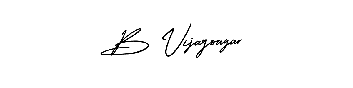How to make B Vijaysagar signature? AmerikaSignatureDemo-Regular is a professional autograph style. Create handwritten signature for B Vijaysagar name. B Vijaysagar signature style 3 images and pictures png