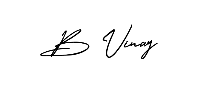 How to Draw B Vinay signature style? AmerikaSignatureDemo-Regular is a latest design signature styles for name B Vinay. B Vinay signature style 3 images and pictures png