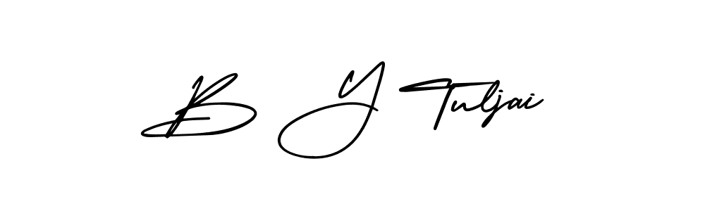 Best and Professional Signature Style for B Y Tuljai. AmerikaSignatureDemo-Regular Best Signature Style Collection. B Y Tuljai signature style 3 images and pictures png