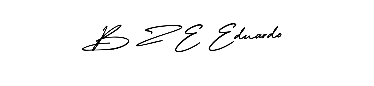 Also we have B Z E Eduardo name is the best signature style. Create professional handwritten signature collection using AmerikaSignatureDemo-Regular autograph style. B Z E Eduardo signature style 3 images and pictures png