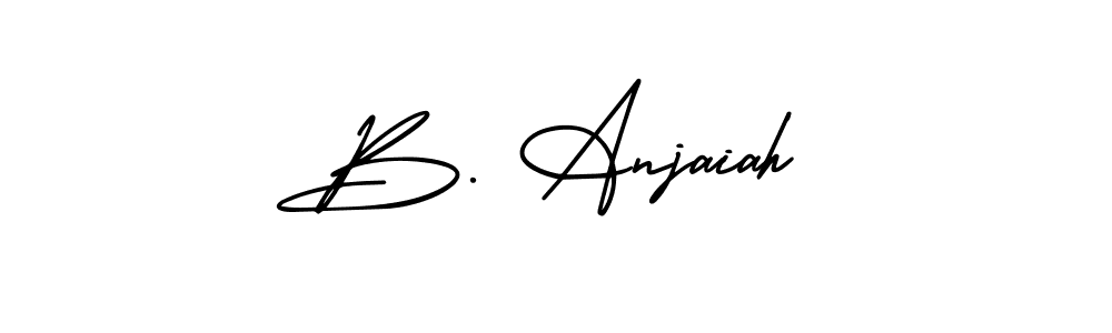 Best and Professional Signature Style for B. Anjaiah. AmerikaSignatureDemo-Regular Best Signature Style Collection. B. Anjaiah signature style 3 images and pictures png