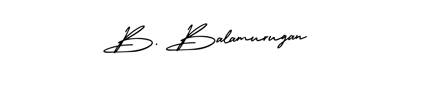 AmerikaSignatureDemo-Regular is a professional signature style that is perfect for those who want to add a touch of class to their signature. It is also a great choice for those who want to make their signature more unique. Get B. Balamurugan name to fancy signature for free. B. Balamurugan signature style 3 images and pictures png