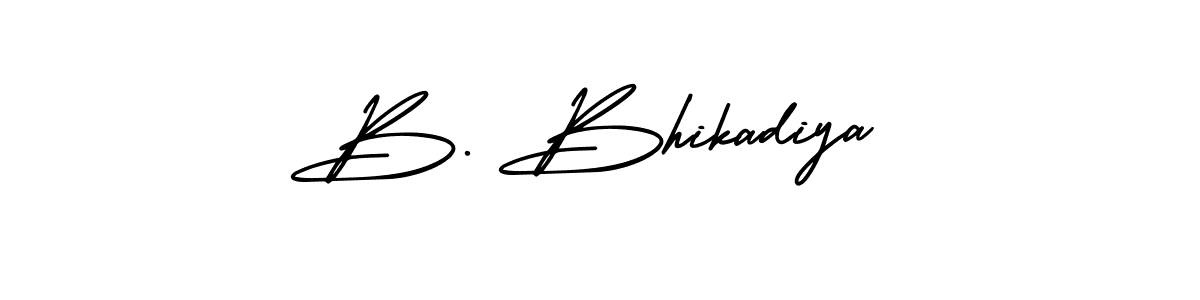 Best and Professional Signature Style for B. Bhikadiya. AmerikaSignatureDemo-Regular Best Signature Style Collection. B. Bhikadiya signature style 3 images and pictures png