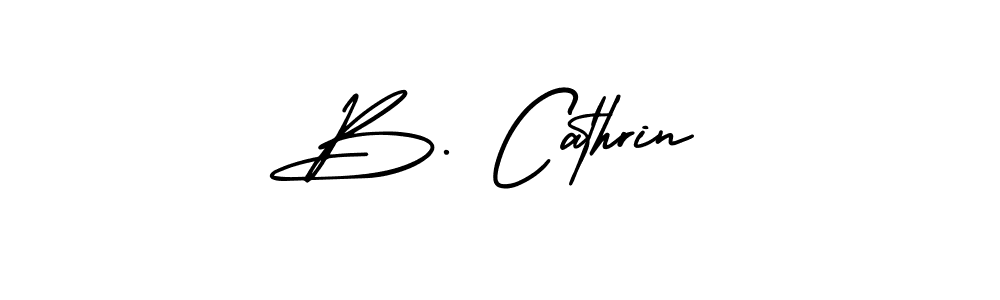 Best and Professional Signature Style for B. Cathrin. AmerikaSignatureDemo-Regular Best Signature Style Collection. B. Cathrin signature style 3 images and pictures png