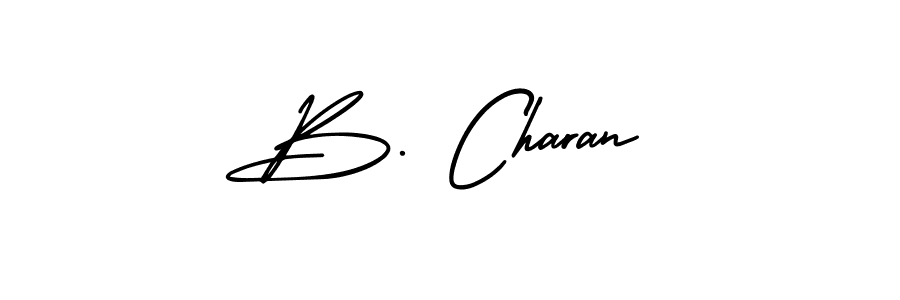 if you are searching for the best signature style for your name B. Charan. so please give up your signature search. here we have designed multiple signature styles  using AmerikaSignatureDemo-Regular. B. Charan signature style 3 images and pictures png