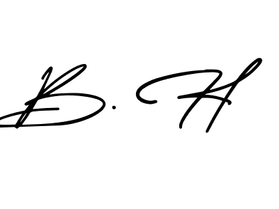 Make a beautiful signature design for name B. H. Use this online signature maker to create a handwritten signature for free. B. H signature style 3 images and pictures png