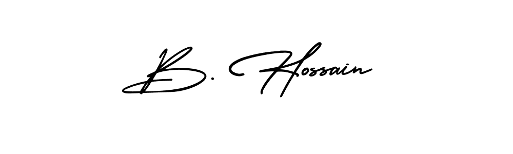 Also You can easily find your signature by using the search form. We will create B. Hossain name handwritten signature images for you free of cost using AmerikaSignatureDemo-Regular sign style. B. Hossain signature style 3 images and pictures png