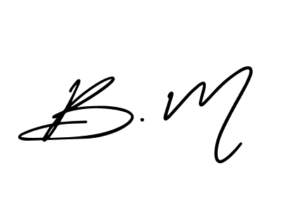 It looks lik you need a new signature style for name B. M. Design unique handwritten (AmerikaSignatureDemo-Regular) signature with our free signature maker in just a few clicks. B. M signature style 3 images and pictures png