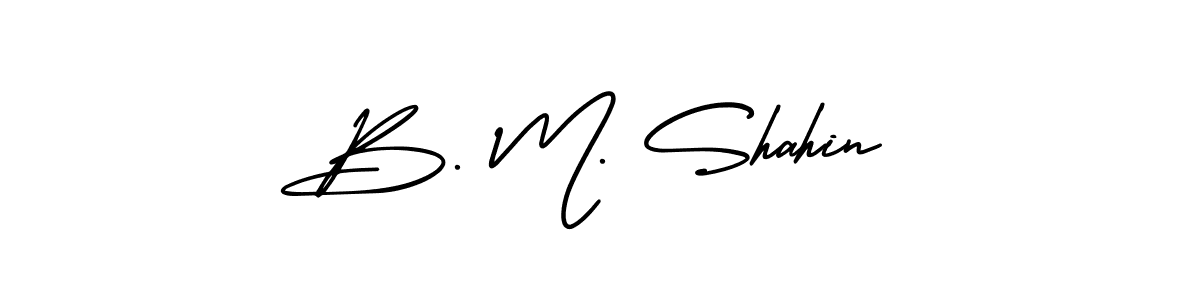 Make a short B. M. Shahin signature style. Manage your documents anywhere anytime using AmerikaSignatureDemo-Regular. Create and add eSignatures, submit forms, share and send files easily. B. M. Shahin signature style 3 images and pictures png