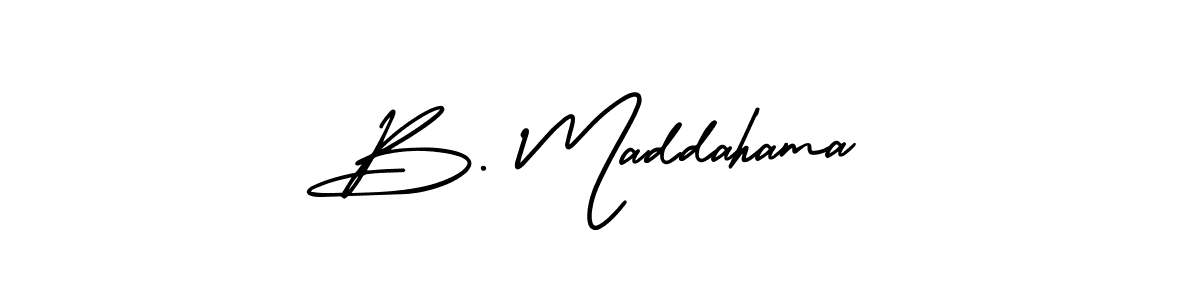 if you are searching for the best signature style for your name B. Maddahama. so please give up your signature search. here we have designed multiple signature styles  using AmerikaSignatureDemo-Regular. B. Maddahama signature style 3 images and pictures png