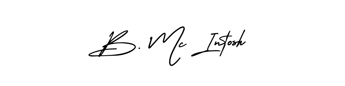 Make a beautiful signature design for name B. Mc Intosh. With this signature (AmerikaSignatureDemo-Regular) style, you can create a handwritten signature for free. B. Mc Intosh signature style 3 images and pictures png