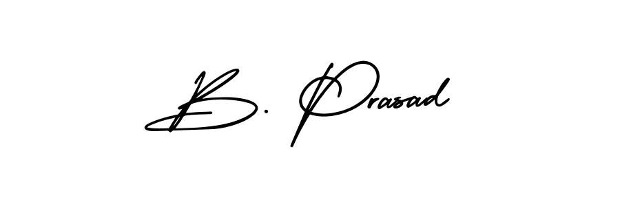 Design your own signature with our free online signature maker. With this signature software, you can create a handwritten (AmerikaSignatureDemo-Regular) signature for name B. Prasad. B. Prasad signature style 3 images and pictures png
