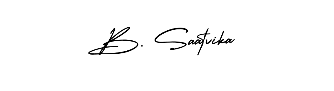 Best and Professional Signature Style for B. Saatvika. AmerikaSignatureDemo-Regular Best Signature Style Collection. B. Saatvika signature style 3 images and pictures png