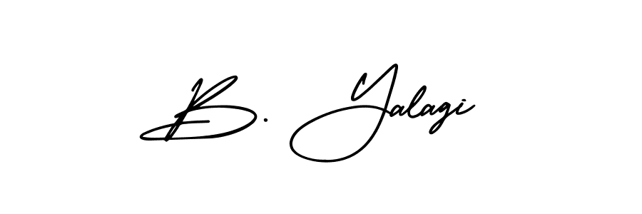 This is the best signature style for the B. Yalagi name. Also you like these signature font (AmerikaSignatureDemo-Regular). Mix name signature. B. Yalagi signature style 3 images and pictures png