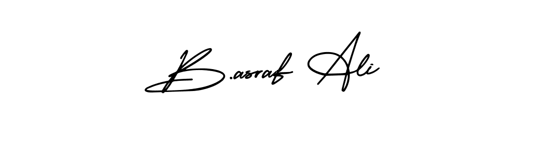 AmerikaSignatureDemo-Regular is a professional signature style that is perfect for those who want to add a touch of class to their signature. It is also a great choice for those who want to make their signature more unique. Get B.asraf Ali name to fancy signature for free. B.asraf Ali signature style 3 images and pictures png