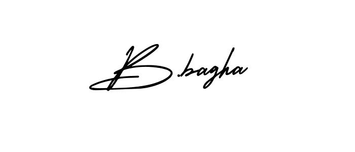 Also we have B.bagha name is the best signature style. Create professional handwritten signature collection using AmerikaSignatureDemo-Regular autograph style. B.bagha signature style 3 images and pictures png