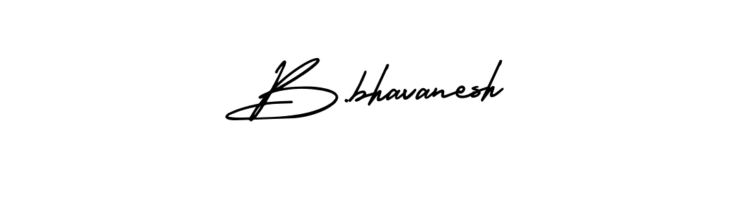 Best and Professional Signature Style for B.bhavanesh. AmerikaSignatureDemo-Regular Best Signature Style Collection. B.bhavanesh signature style 3 images and pictures png