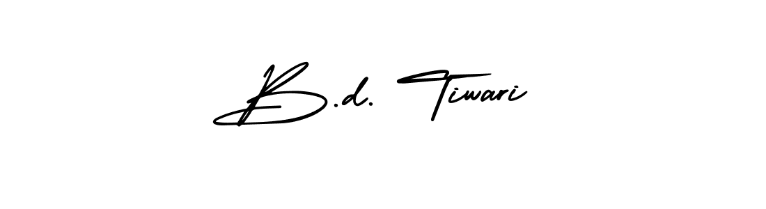 It looks lik you need a new signature style for name B.d. Tiwari. Design unique handwritten (AmerikaSignatureDemo-Regular) signature with our free signature maker in just a few clicks. B.d. Tiwari signature style 3 images and pictures png