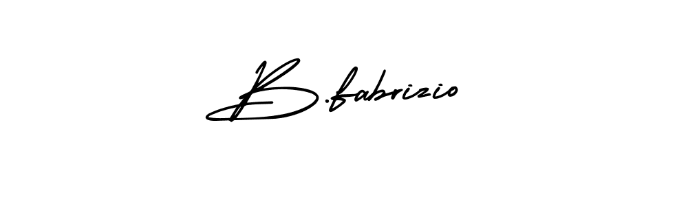 You should practise on your own different ways (AmerikaSignatureDemo-Regular) to write your name (B.fabrizio) in signature. don't let someone else do it for you. B.fabrizio signature style 3 images and pictures png