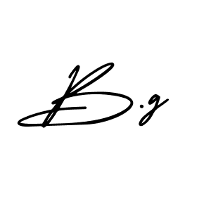 How to make B.g signature? AmerikaSignatureDemo-Regular is a professional autograph style. Create handwritten signature for B.g name. B.g signature style 3 images and pictures png