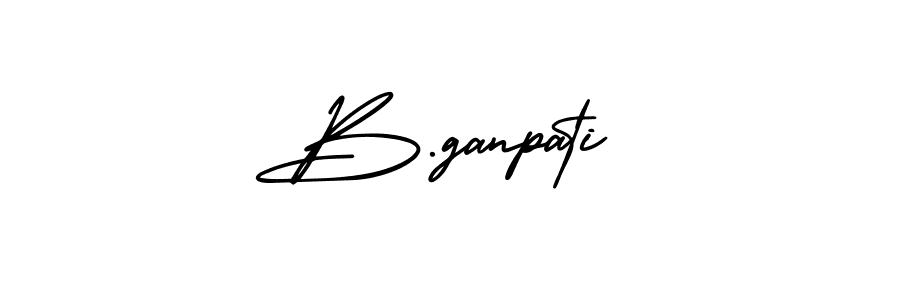 You should practise on your own different ways (AmerikaSignatureDemo-Regular) to write your name (B.ganpati) in signature. don't let someone else do it for you. B.ganpati signature style 3 images and pictures png